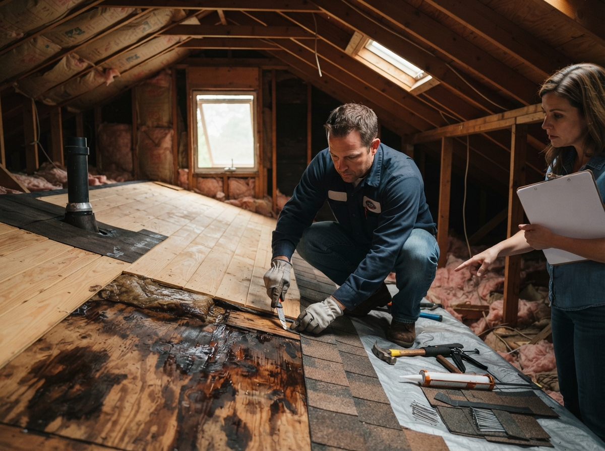 Average Cost of Roof Leak Repair in Conroe TX