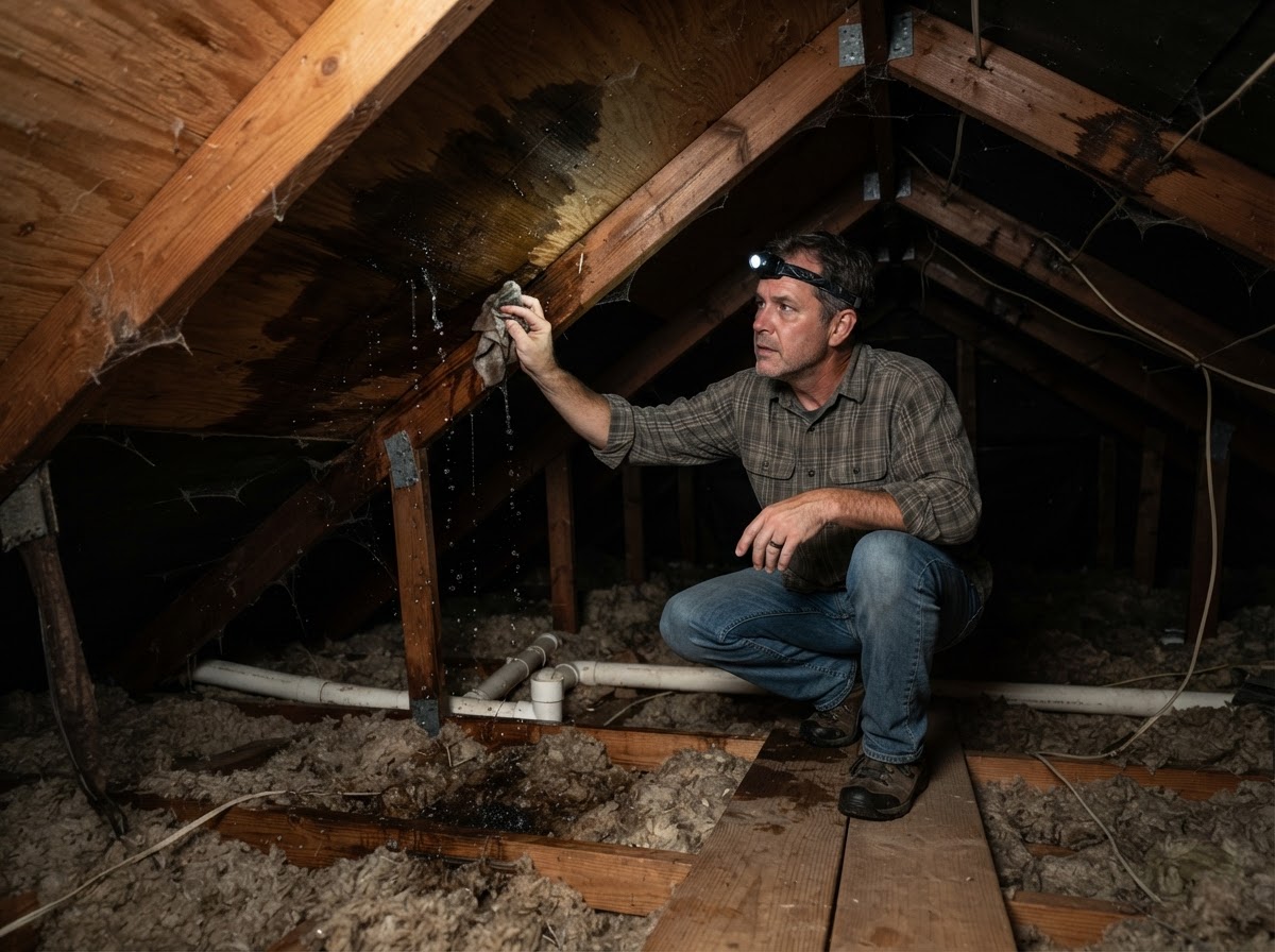 How to Check Your Attic for Roof Leaks After Heavy Rain