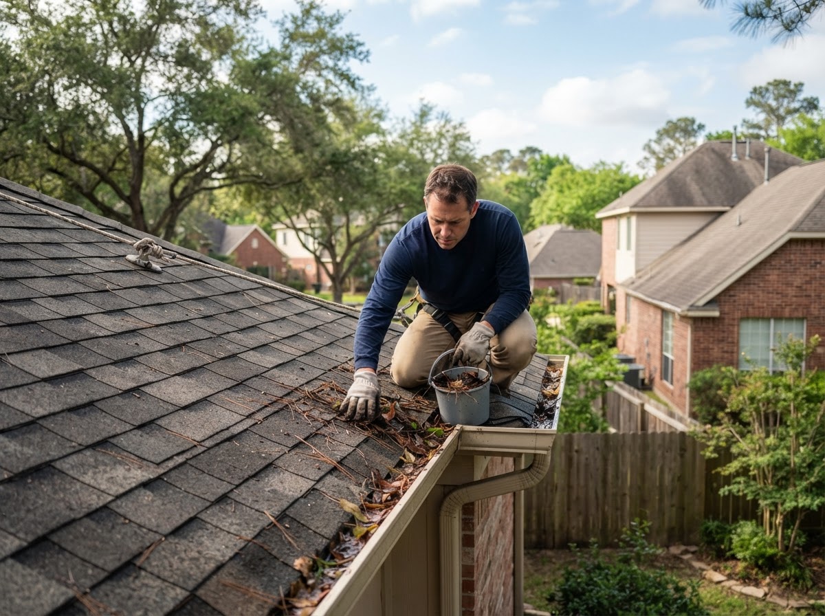 roof leak repair in Splendora