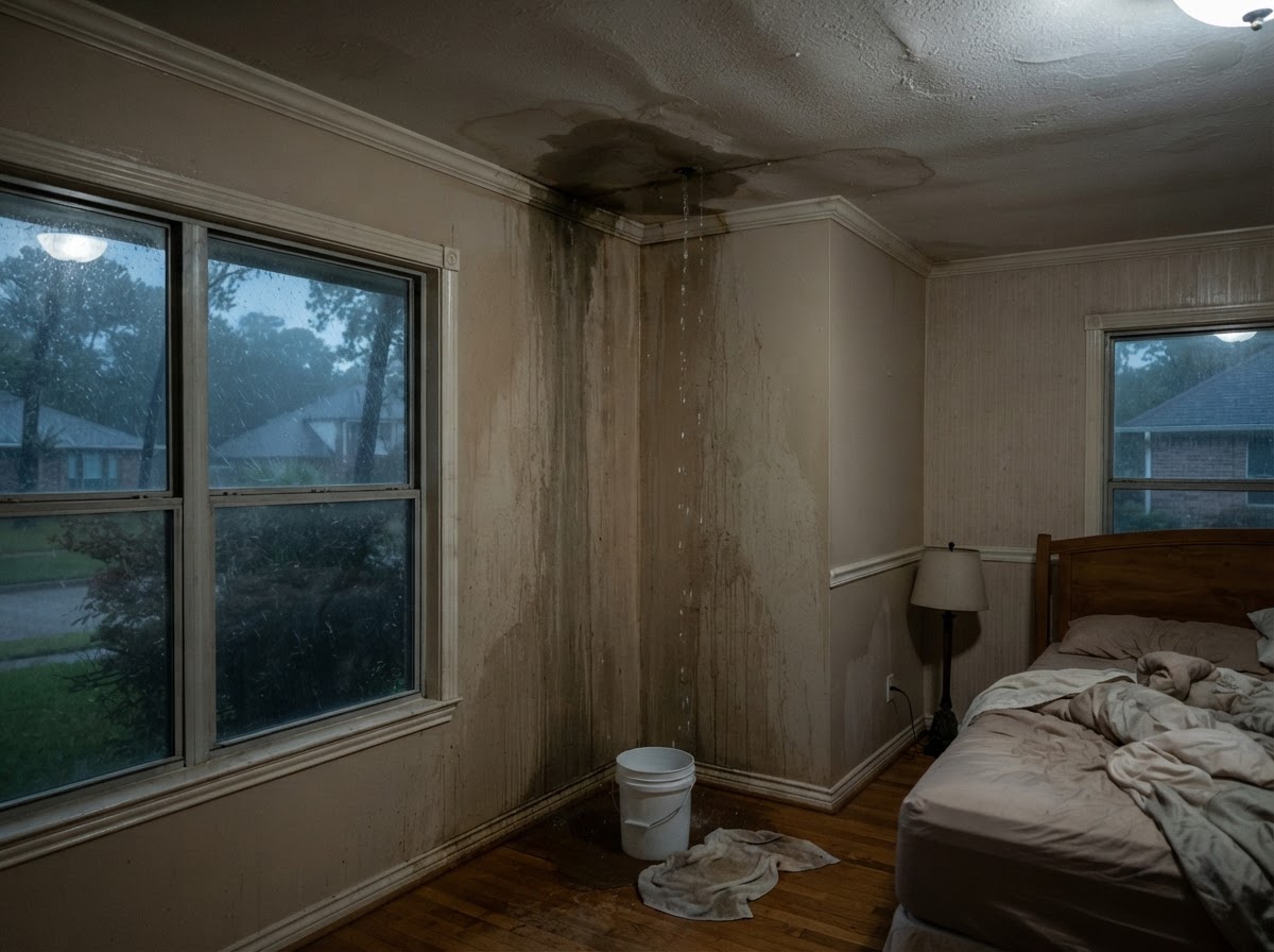roof leak repair in Cleveland