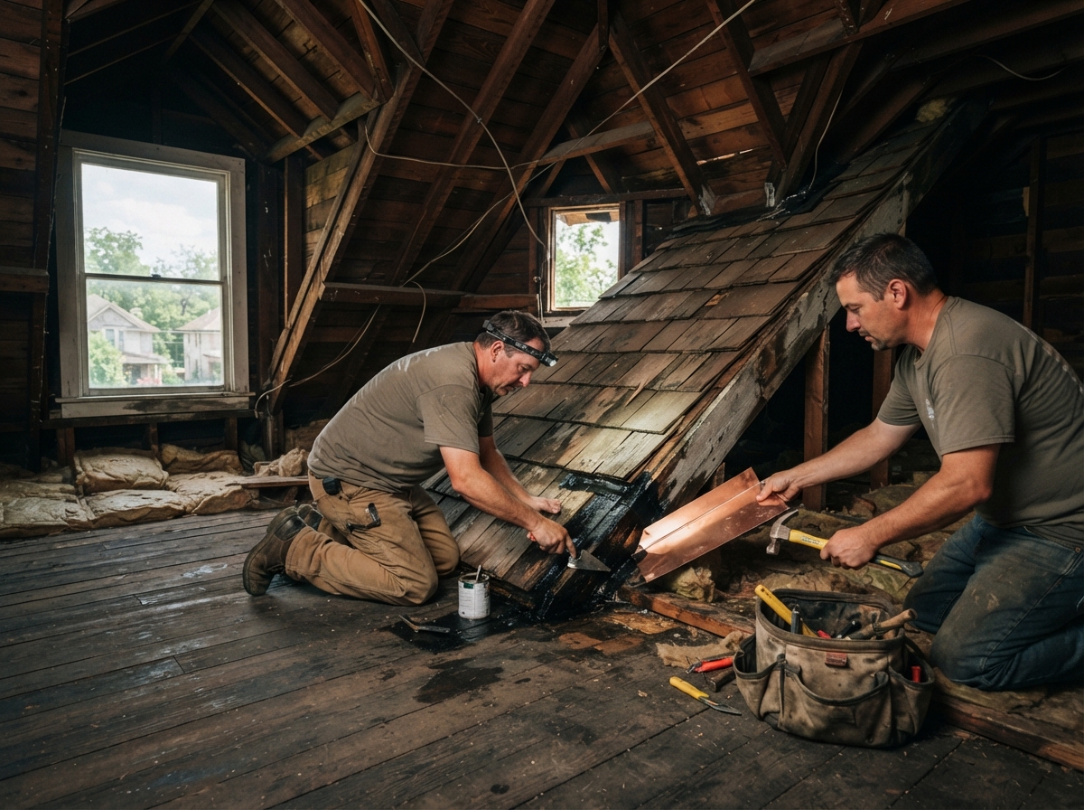 Roof Leak Repair for Older Homes in Historic Conroe Areas