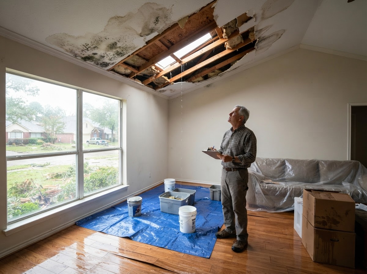 What Conroe Homeowners Should Know About Hurricane Season Roof Damage