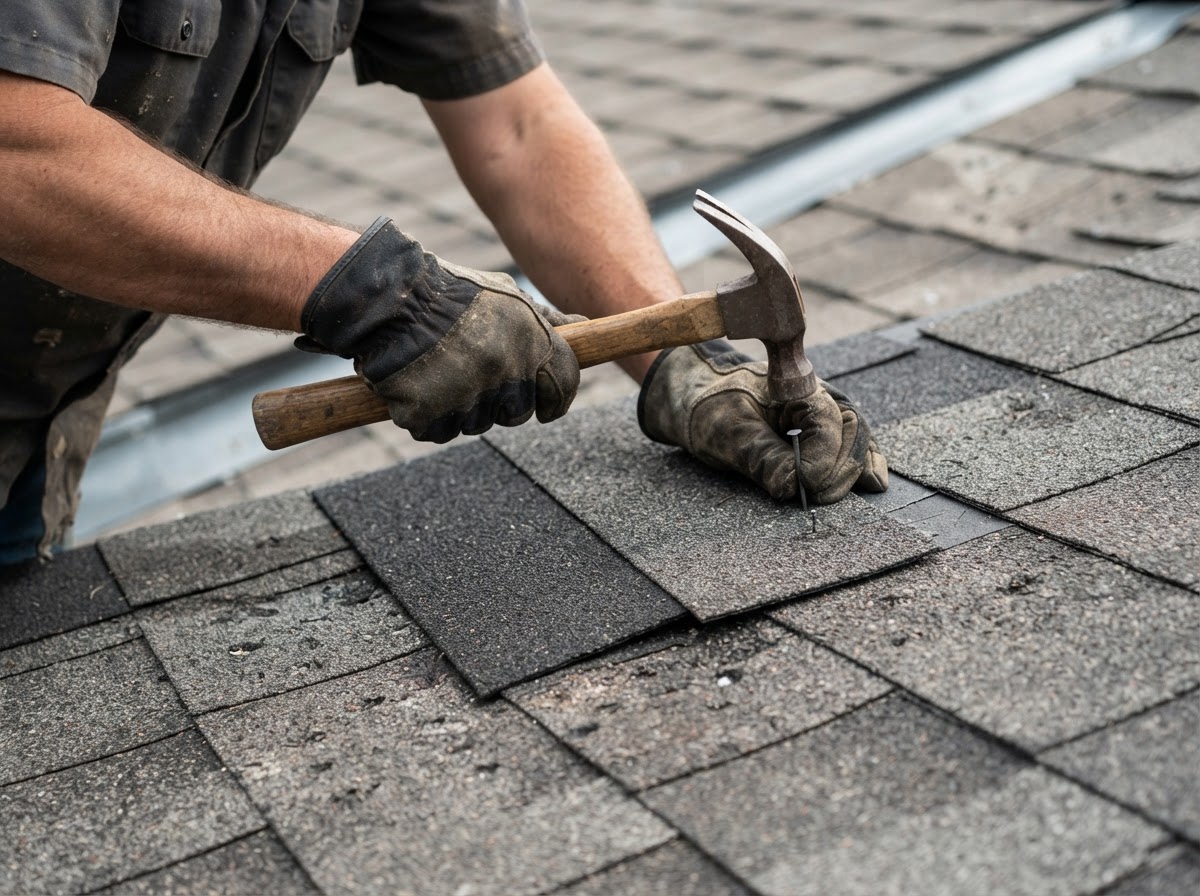 Hail Damage Roof Repair in Conroe