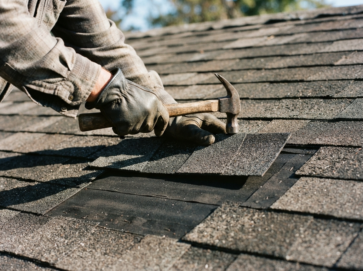 Missing Shingle Replacement in Conroe