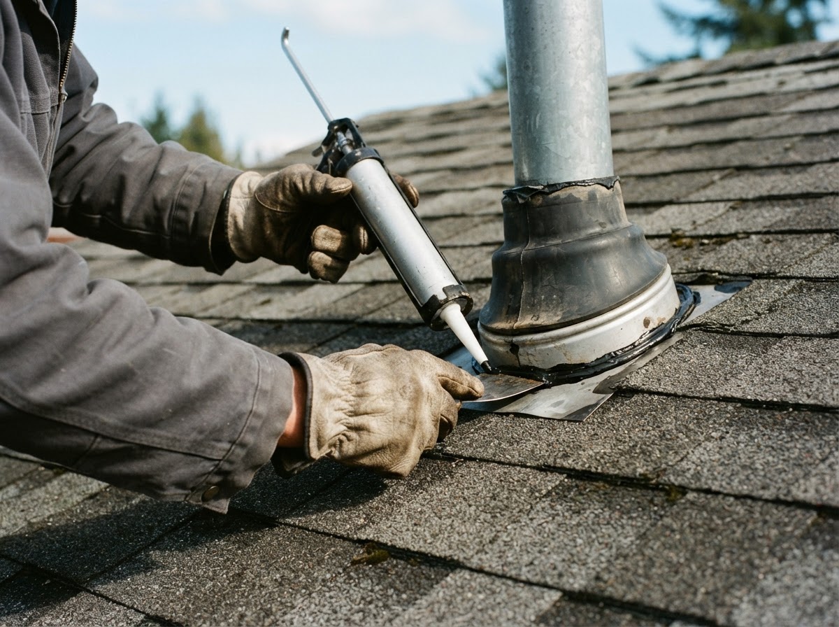 Pipe Boot And Vent Leak Repair in Conroe