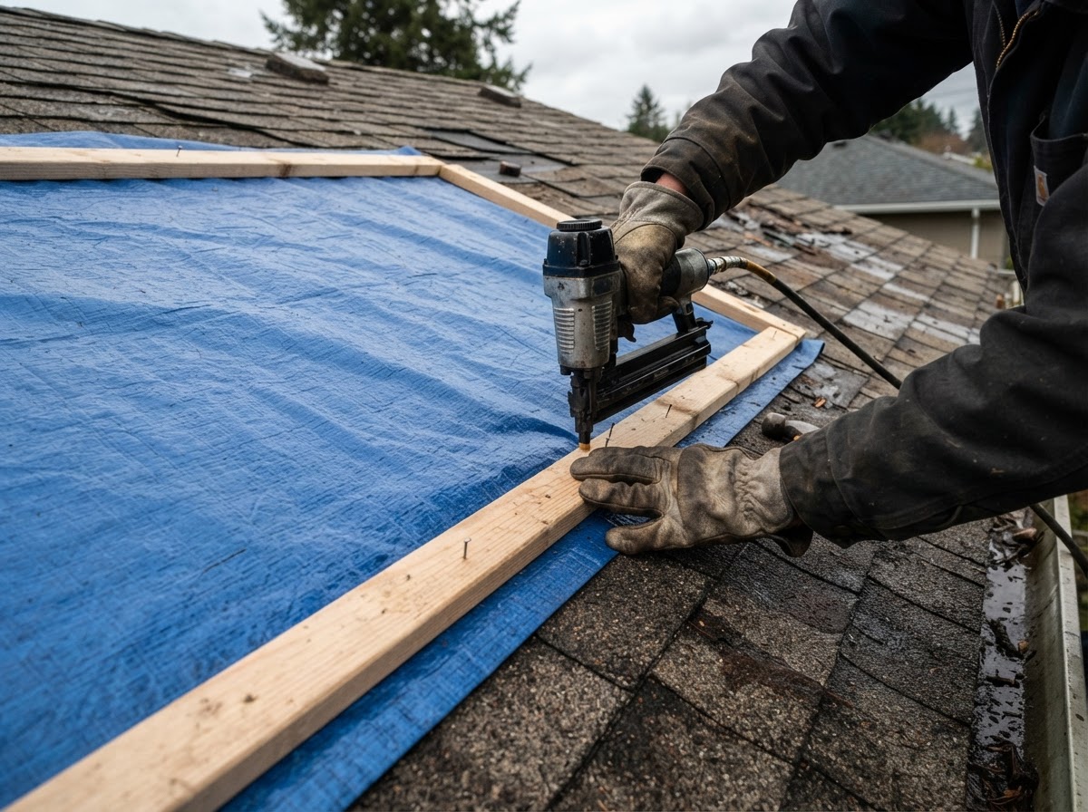 Roof Tarping And Emergency Covering in Conroe