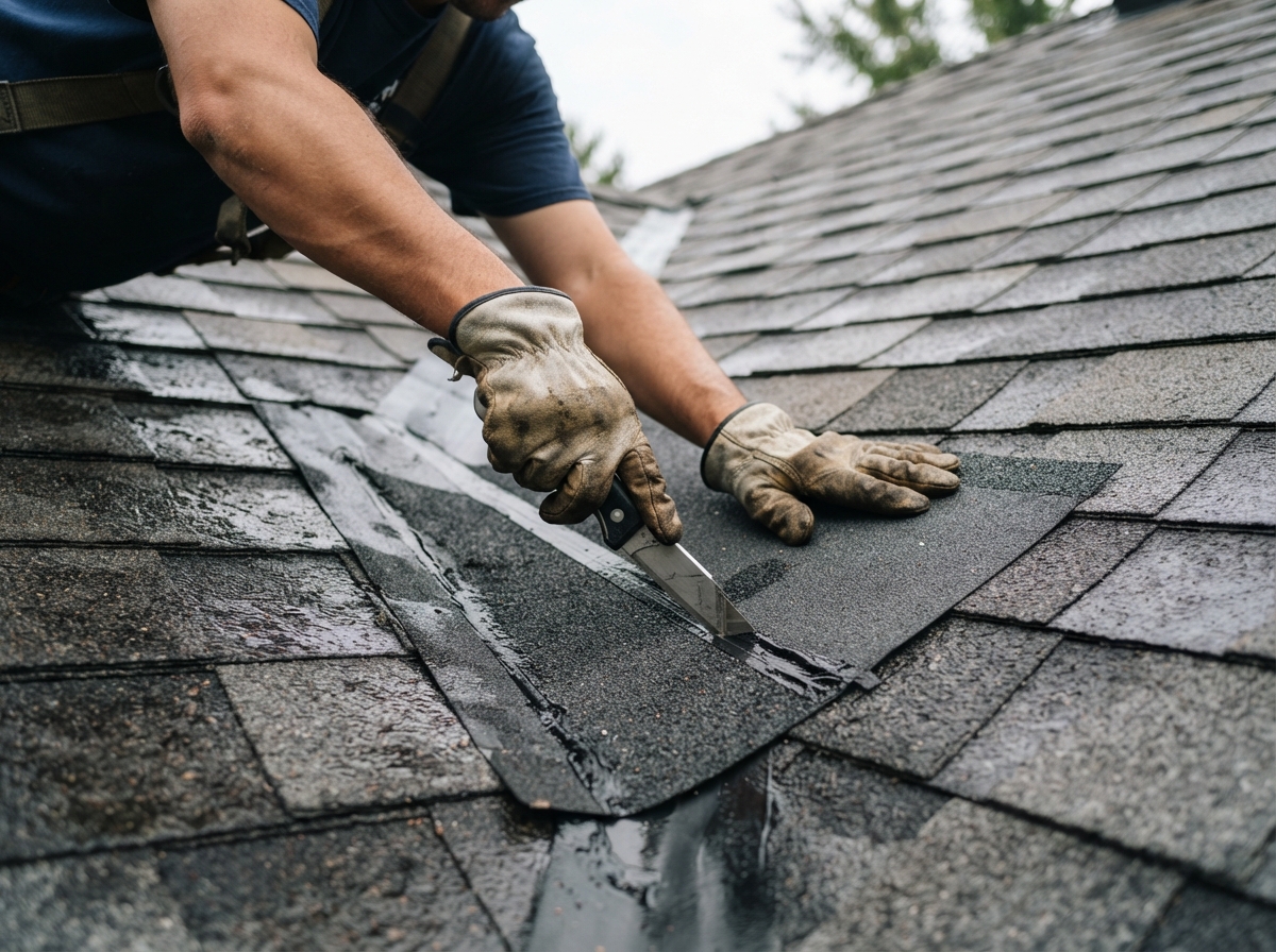 Roof Valley Leak Repair in Conroe